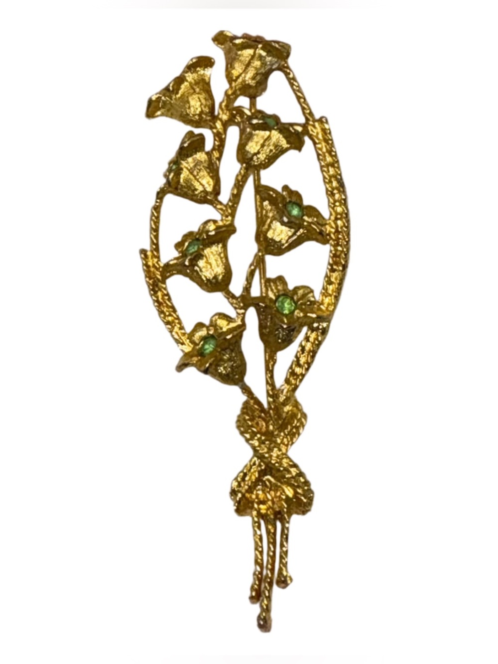 Vintage Mamselle 1962 Floral Brooch